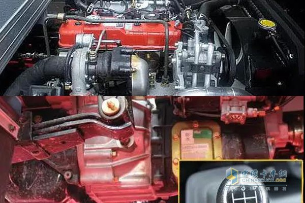 奧鈴TS搭載五十鈴4J28TC3型發動機和萬里揚5T92變速箱