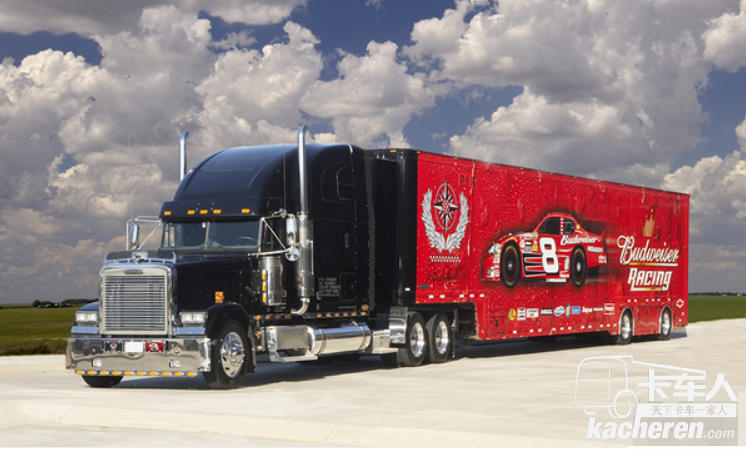 看看歐洲賽車隊的拖掛卡車，都是高端貨