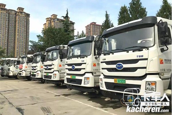 西安高新區投放的比亞迪純電動環衛車