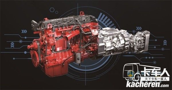 歐曼EST超級重卡國六牽引車搭載福田康明斯發動機和采埃孚AMT 變速箱