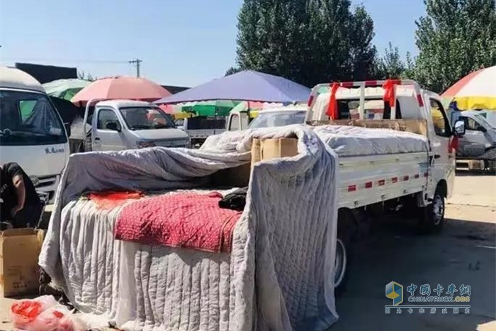 福田祥菱強大的穩定性、欄板的抗壓性，保證了運輸貨物的完好無損