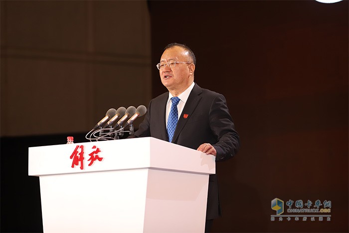 一汽解放總經理朱啟昕致歡迎辭