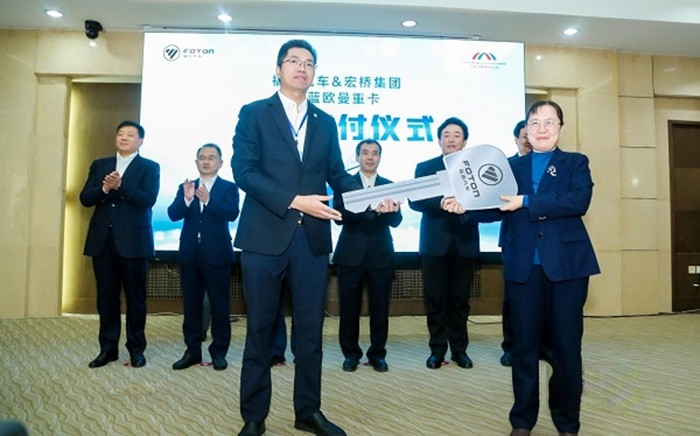 福田汽車,智藍(lán)歐曼,換電重卡