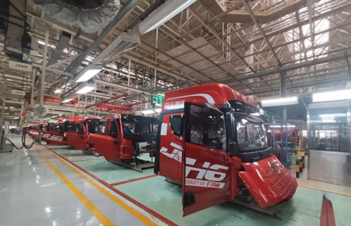 一汽解放青汽,TCO運營挑戰賽,JH6,牽引車