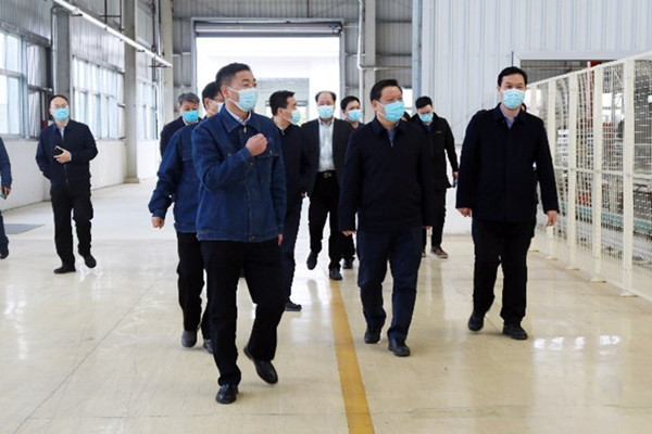 弘康環保 鮑常勇 調研生產運營