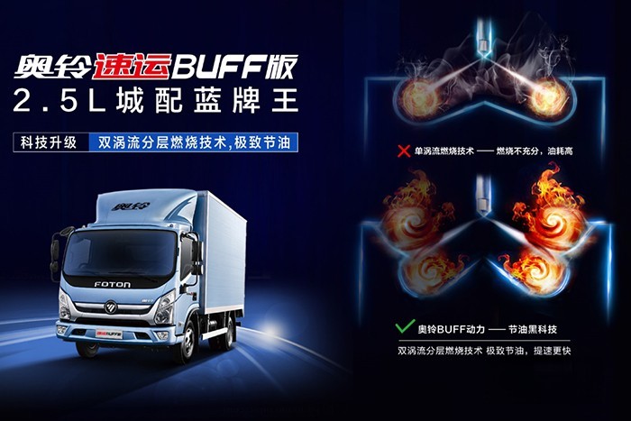 福田奧鈴 速運BUFF版 中國城市物流 推薦用車