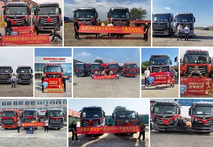 豪沃MAX牽引車交付石家莊、滄州、衡水等地