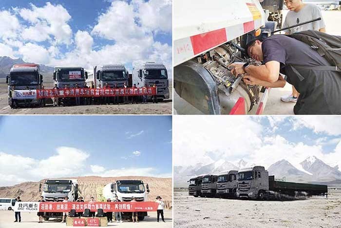  打造讓用戶放心的重卡，吳越俊零下46度親臨極寒測試現場慰問督戰