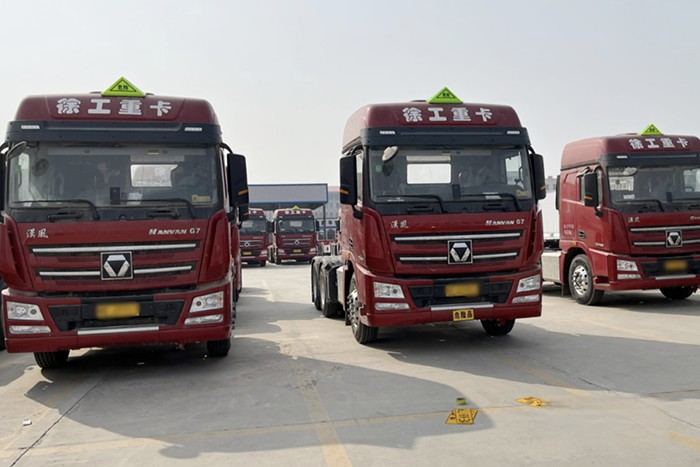 90%占有率！徐工汽車危化品牽引車批量交付河南客戶