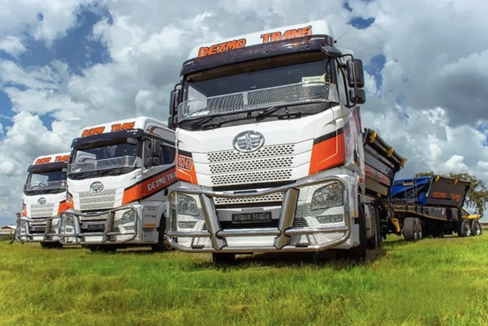 第一季度實現終端銷售794輛 解放卡車首次奪取南非市場占有率第一名