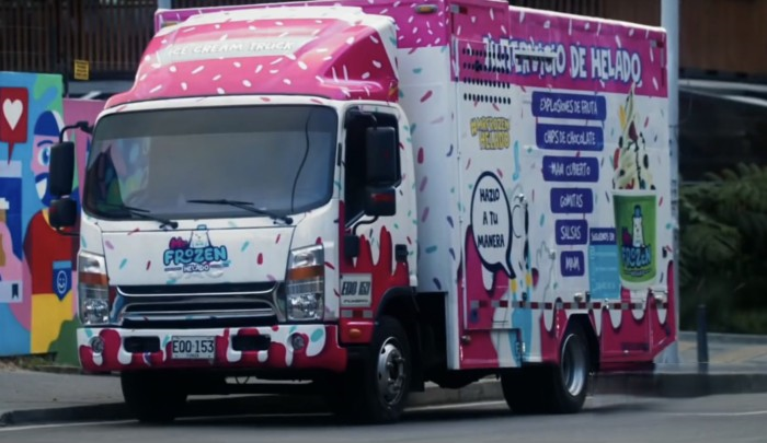 辭職創業經營流動冰淇淋車，江淮1卡國際帥鈴圓她“自由”夢