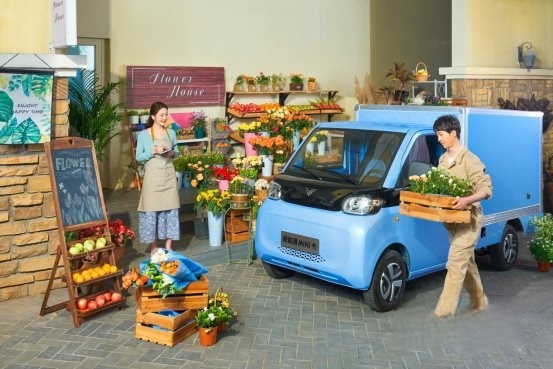 城市煥新顏！北汽雷馳新能源MINI卡打造城市風景線