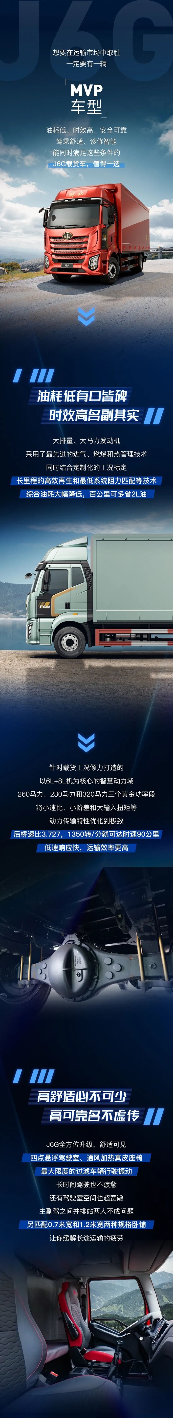 綠通運輸搶時效,解放J6G載貨車跑出致富加速度!
