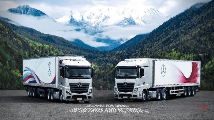 “貨”力全開！奔馳卡車星徽服務助力618，讓包裹奔馳起來