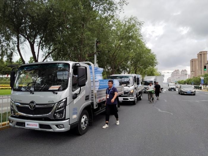 哈爾濱國際馬拉松開賽,福田奧鈴再次參與服務(wù)保障